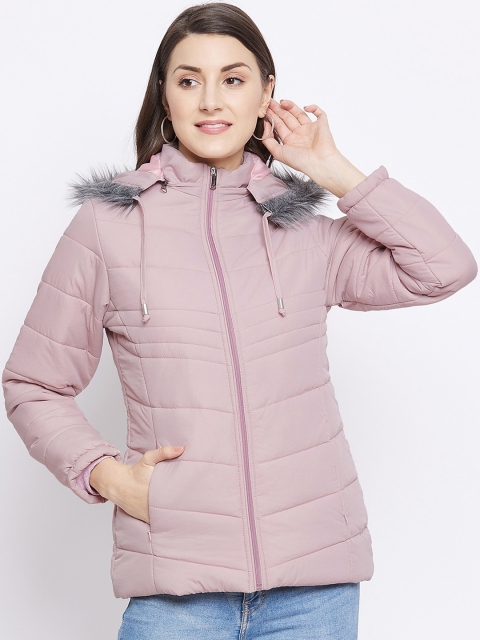 

Okane Women Pink Lightweight Parka Jacket
