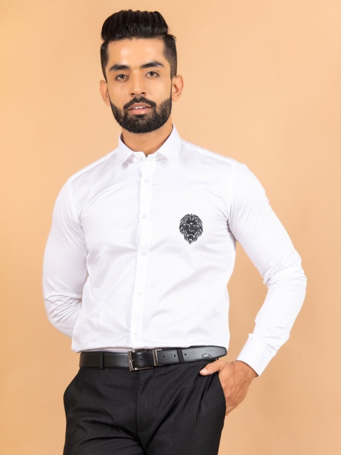 

Tistabene Men White Casual Shirt