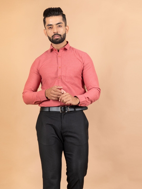 

Tistabene Men Pink Casual Shirt