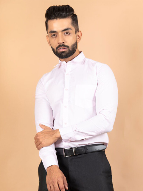

Tistabene Men Pink Formal Shirt