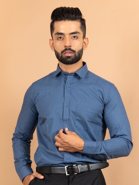 

Tistabene Men Blue Formal Shirt