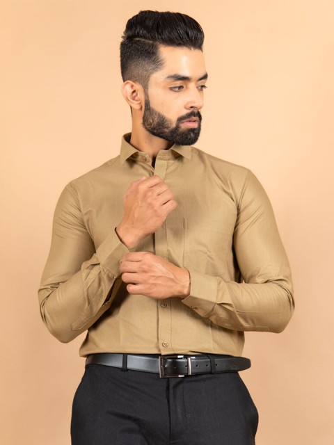 

Tistabene Men Khaki Casual Shirt
