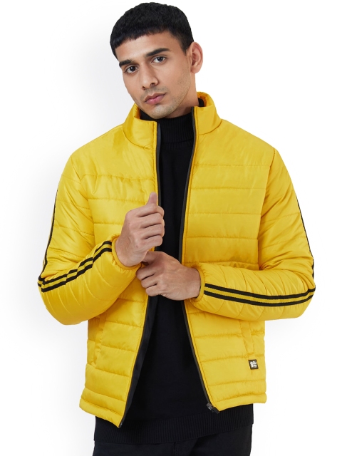 

The Souled Store Men Yellow Lightweight Longline Puffer Jacket