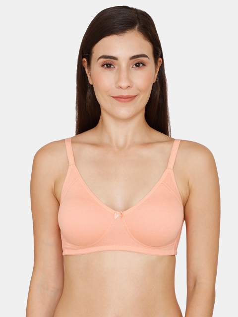 

Zivame Orange Solid All Day Comfort T-Shirt Bra