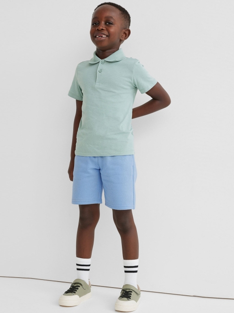 

H&M Boys Blue Solid Sweatshorts