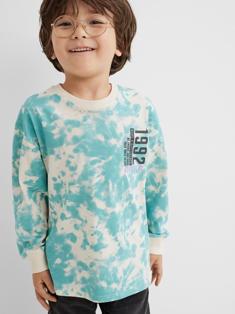 

H&M Boys Turquoise Blue Cotton Jersey Top