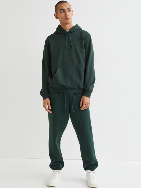 

H&M Men Green Solid Relaxed Fit Joggers