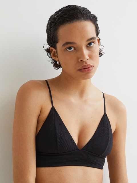 

H&M Black Padded Bikini Top - 0929321014