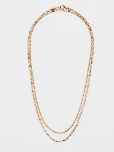 

H&M Men Gold-Toned 2-Pack Necklaces