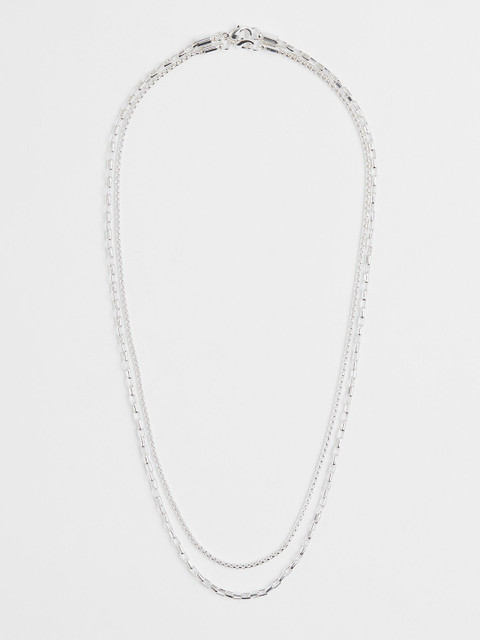 

H&M Men 2-pack Silver Necklaces