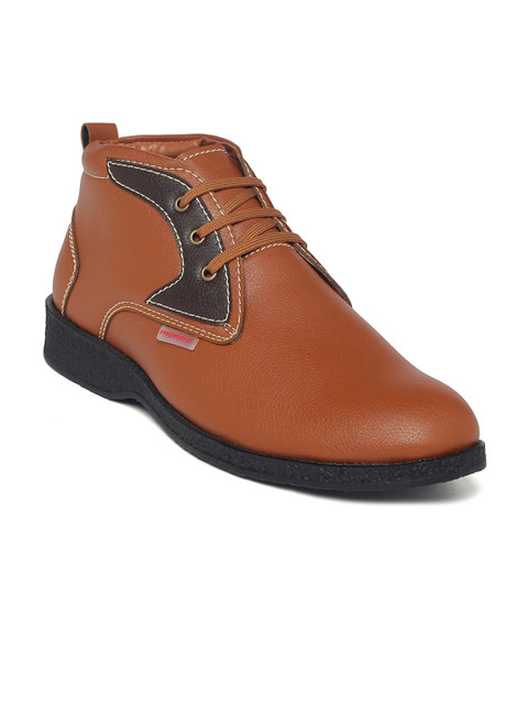 

Provogue Men Tan Brown Regular Boots