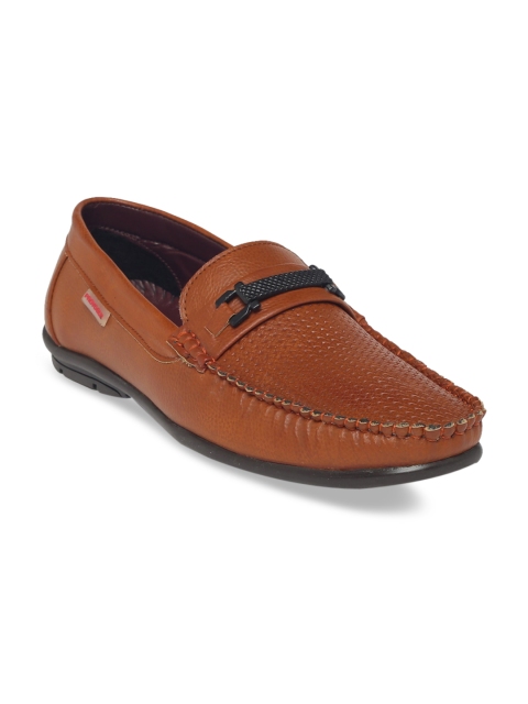 

Provogue Men Tan Perforations Loafers