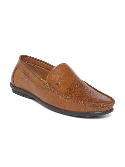 

Provogue Men Tan Brown Perforations Loafers
