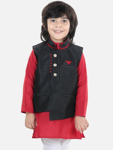 

BownBee Boys Black Nehru Jacket