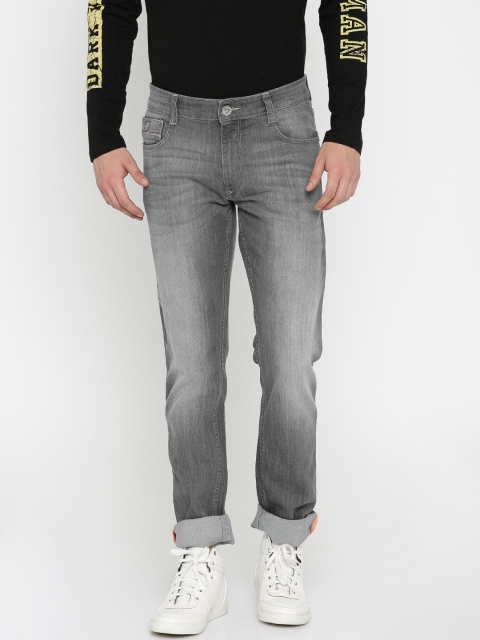John Players Men Grey Slim Fit Low Rise Clean Look Jeans John Players Men Grey Slim Fit Low Rise Clean Look Jeans