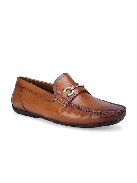 

ROSSO BRUNELLO Men Tan Leather Loafers