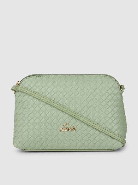 

Lavie Green Textured Sling Bag