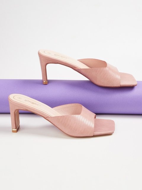 

Ginger by Lifestyle Pink Kitten Mules