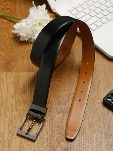 

Apsis Men Black Textured Belt