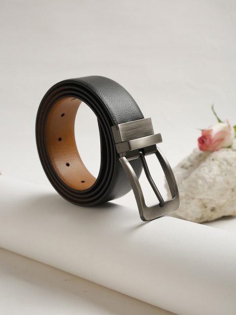 

Apsis Men Black Textured Reversible Formal Belt