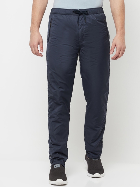 

Men Navy Blue Cotton Track Pants