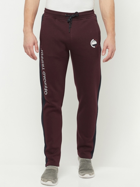 

Octave Men Maroon Cotton Track Pants