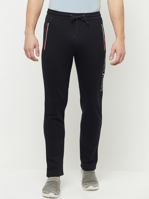 

Octave Men Navy-Blue Solid Cotton Track Pants