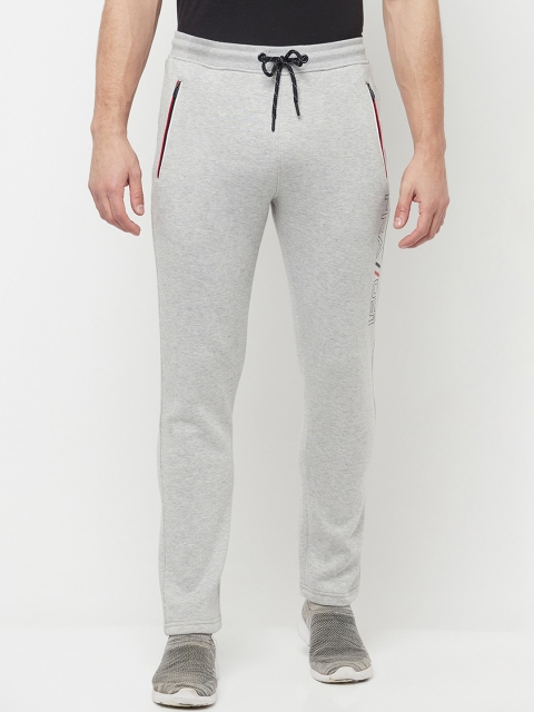 

Octave Men Grey Solid Cotton Trackpants