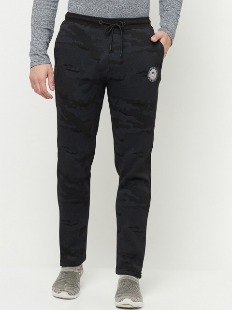 

Octave Men Black Solid Cotton Track Pants