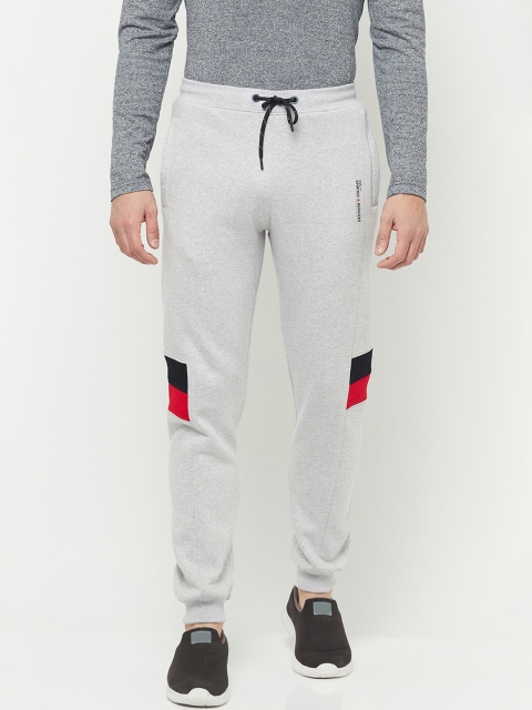 

Octave Men Grey Solid Cotton Track Pants