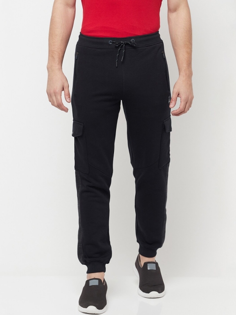 

Octave Men Navy Blue Solid Cotton Joggers