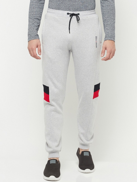 

Octave Men Grey Solid Cotton Track Pants