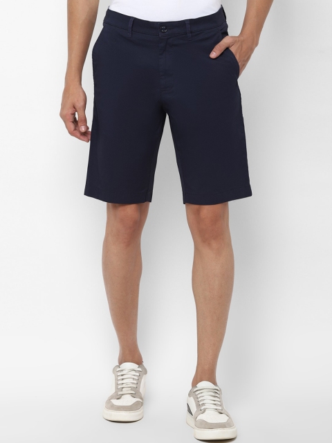 

Allen Solly Men Navy Blue Slim Fit Shorts