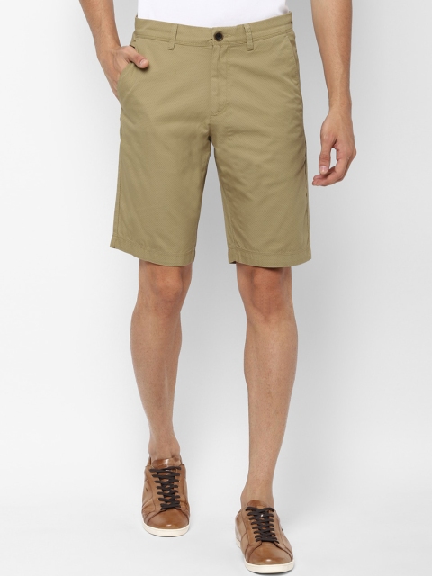 

Allen Solly Men Khaki Slim Fit Shorts