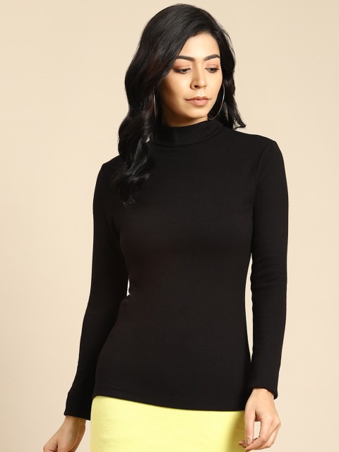 

COVER STORY Women Black T-shirt