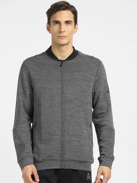 

Reebok Men Grey Training or Gym Sporty Jacket
