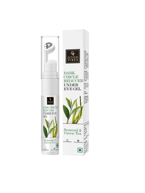 

Good Vibes White Seaweed & Green Tea Dark Circle Reducer Under Eye Gel (15 ml)