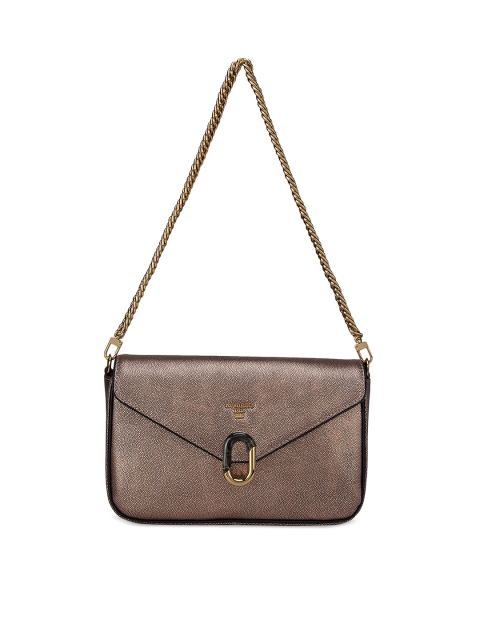 

Da Milano Brown Textured Leather Structured Sling Bag