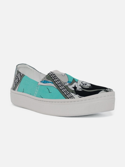 

LOKAIT The Sneakers Company Men Multicoloured Printed Slip-On Sneakers, Multi