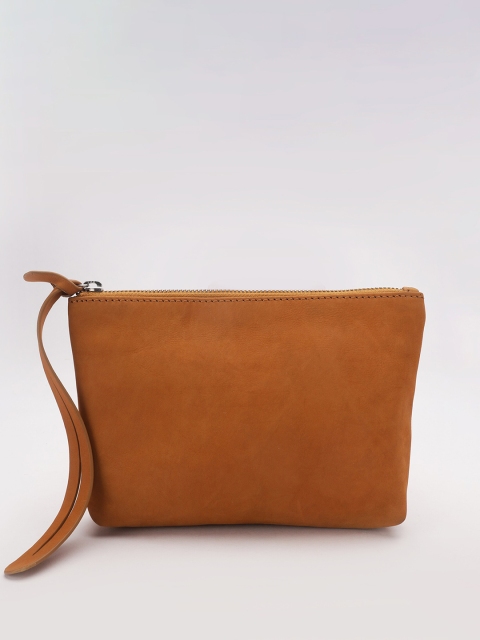 

The Decor Mart Brown Leather Bucket Shoulder Bag with Tasselled