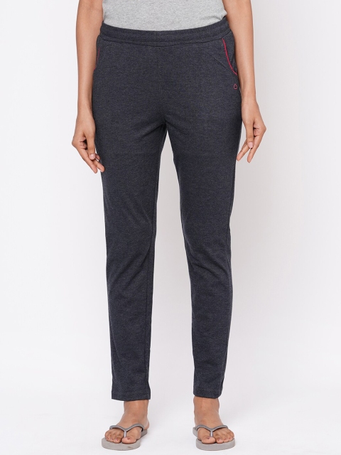 

Sweet Dreams Women Charcoal Grey Solid Cotton Lounge Pants