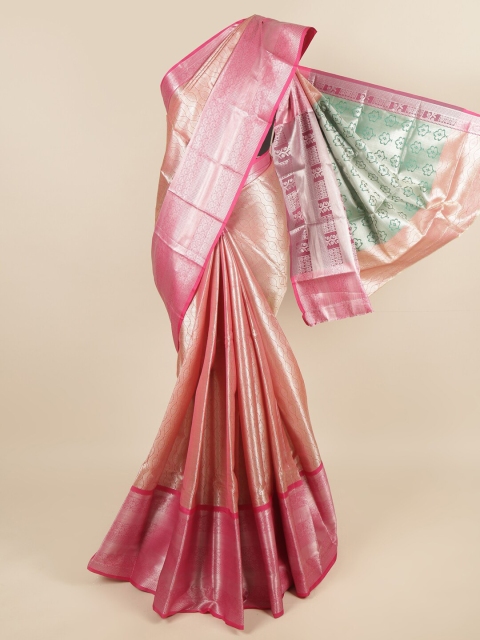 

Pothys Pink Woven Design Tissue Saree