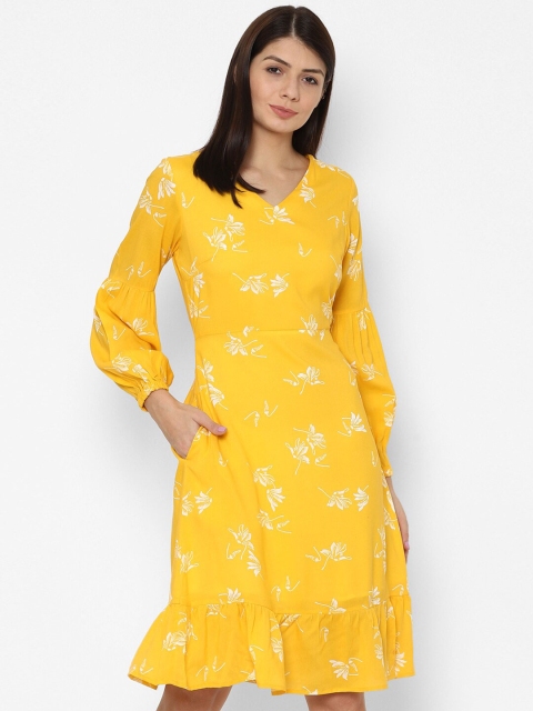 

Allen Solly Woman Yellow Floral Dress