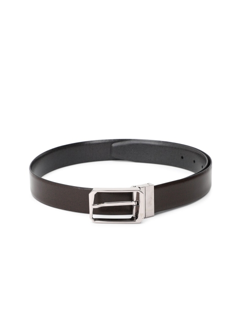 

Van Heusen Men Black & Brown Textured Reversible Leather Belt