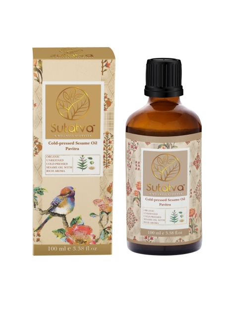 

Sutatva Cold Pressed Sesame Oil 100 ml, Yellow