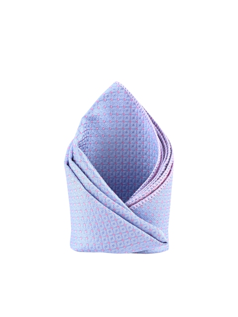 

BuckleUp Men Purple & Pink Woven-Design Microfibre Pocket Square