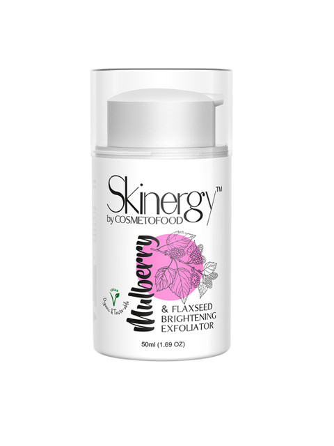 

COSMETOFOOD Skinergy Mulberry & Flaxseed Exfoliator Face Scrub, Multi