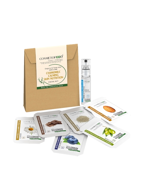 

COSMETOFOOD Professional Chamomile Calming Skin Nutrition Facial Kit 350 ml, Multi