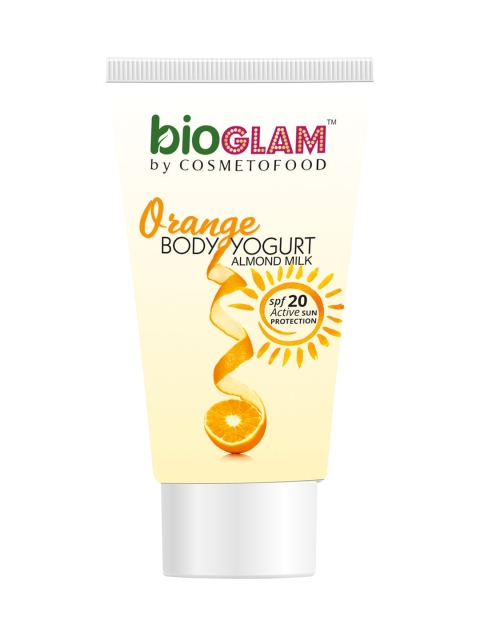 

COSMETOFOOD Bioglam Organic Orange Body Yogurt With SPF 20 25 ml, Multi