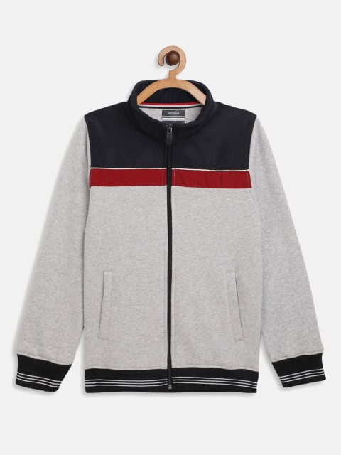 

Octave Boys Grey Colourblocked Sweatshirt